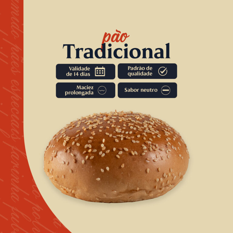 Pão Tradicional de hambúrguer